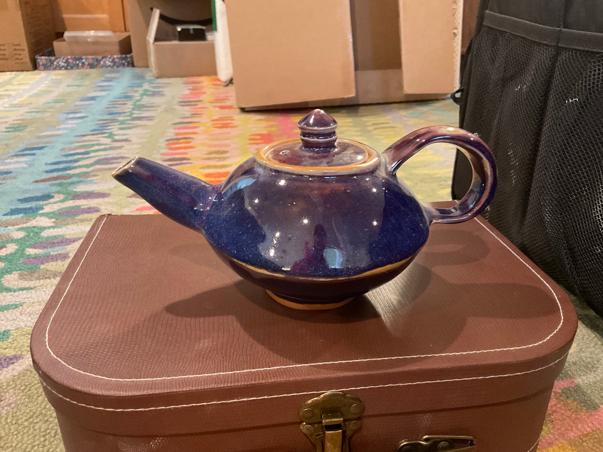 Eggplant Teapot