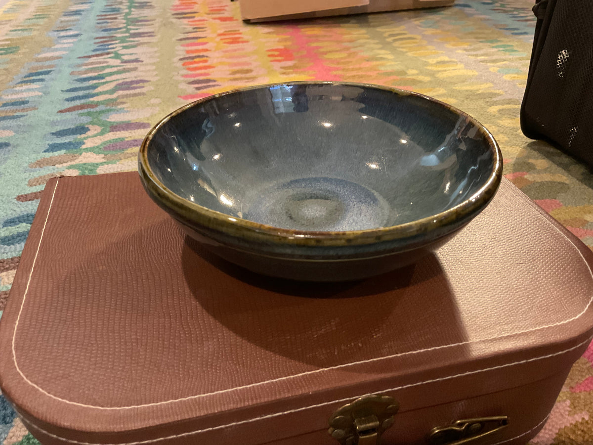 Dark Blue Porcelain Bowl