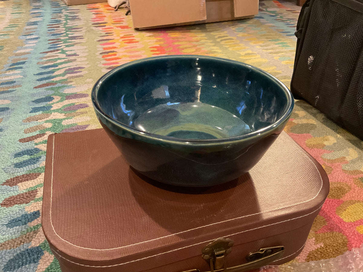 Medium Blue Green Bowl