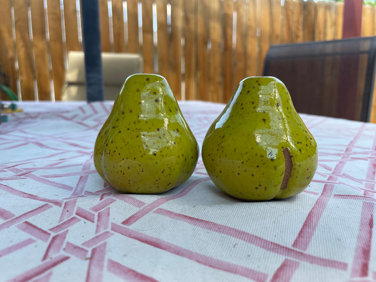 Pear Salt & Pepper Shakers