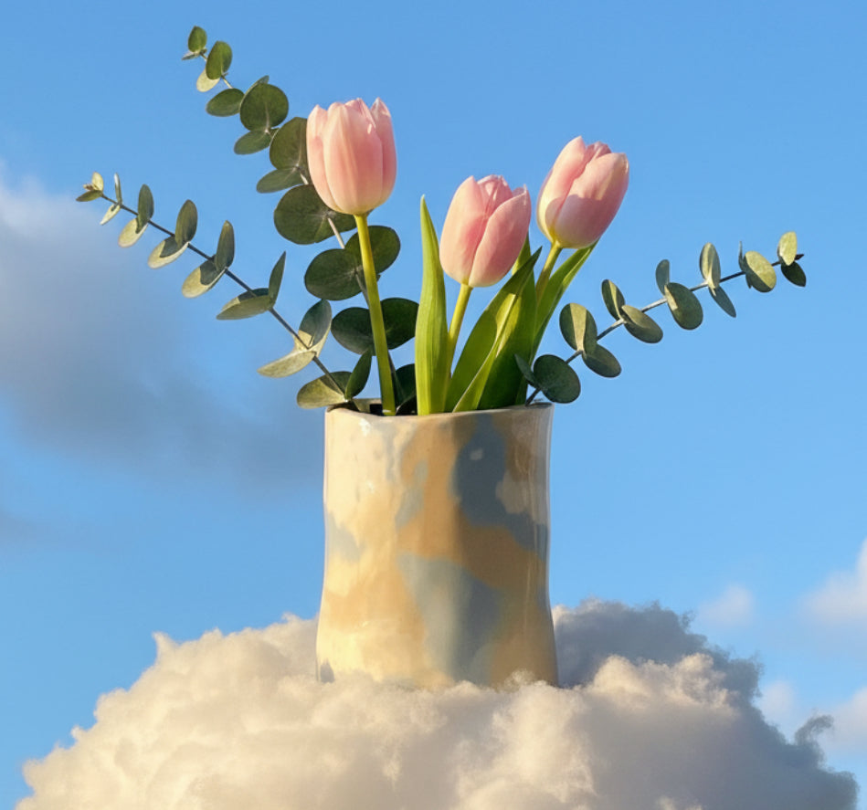Larger Cloud Porcelain Vase