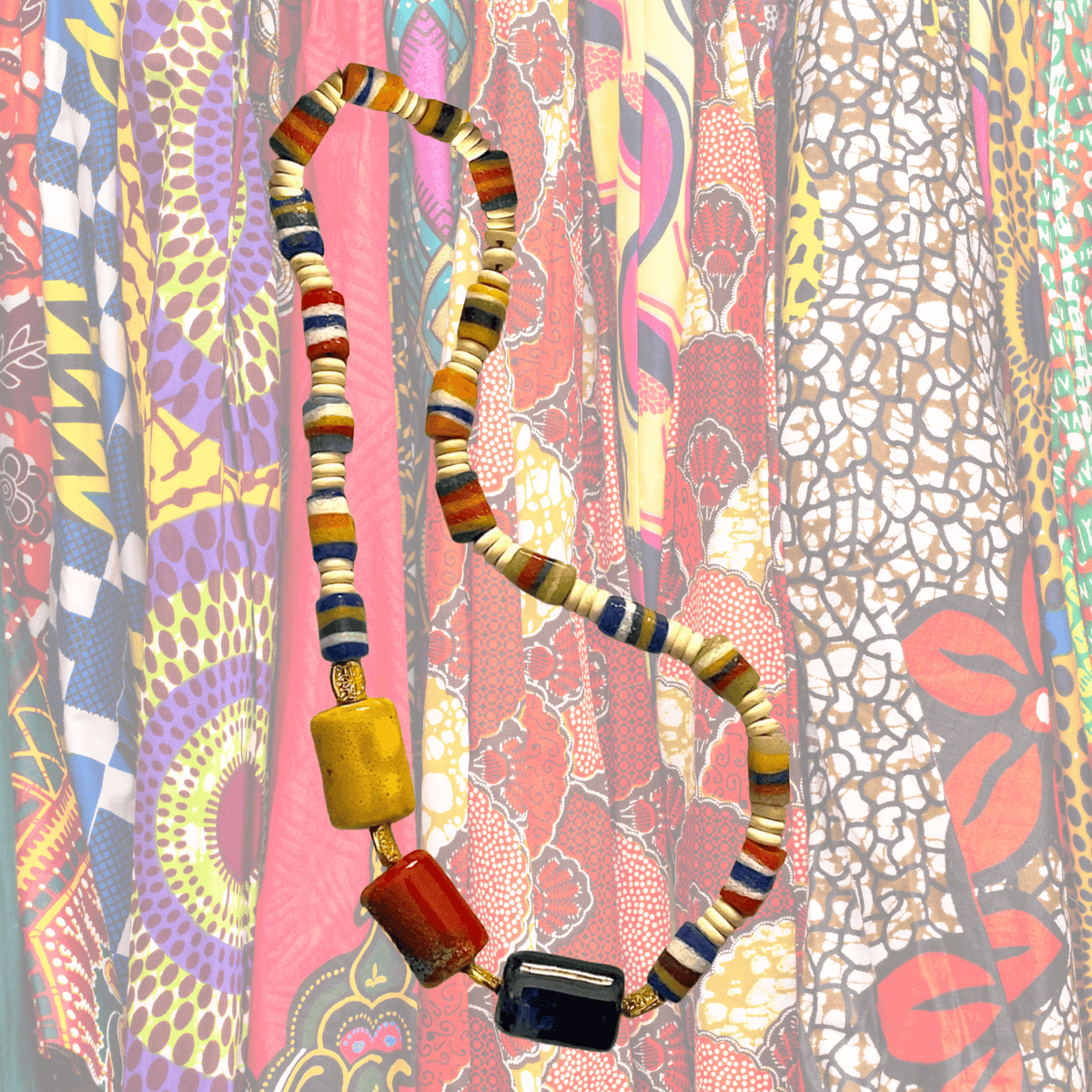 Krobo Bead Necklace