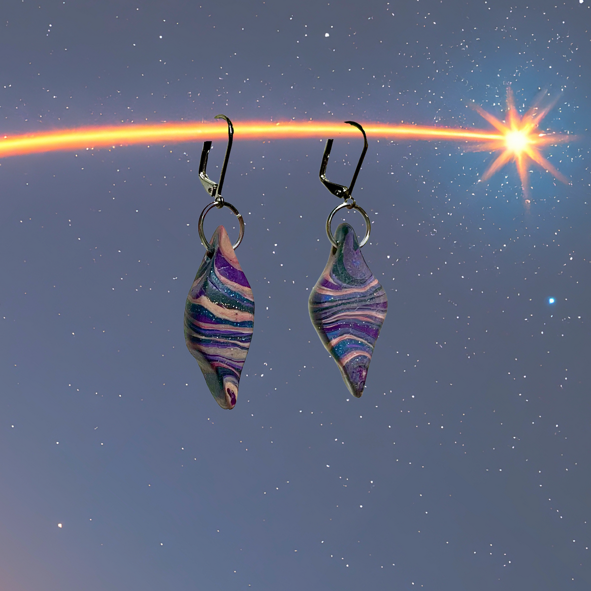 Cosmic Swirl Earrings