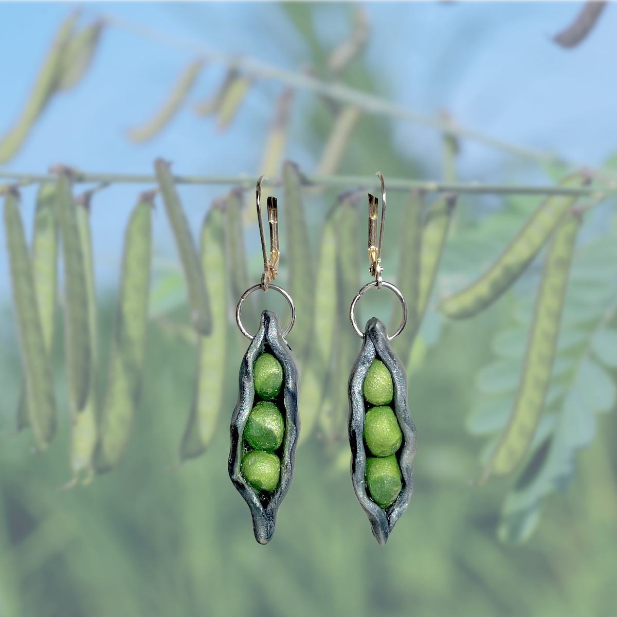 Pea Pod Earrings